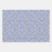 Papier d'emballage motif rose esthétique (Devant 3)