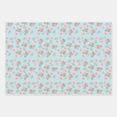 Papier d'emballage motif rose esthétique (Devant 2)