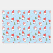 Papier d'emballage Nains de Noël  Ensemble de 3 (Devant)