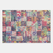 Papier d'emballage ou collage et papier de découpa (Devant 3)