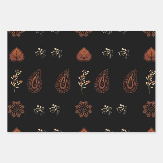 Papier d'emballage Paisley (Devant)