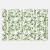 Papier d'emballage Panda en bambou (Devant 2)