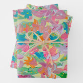 Papier d'emballage pastel ensoleillé (En situation)