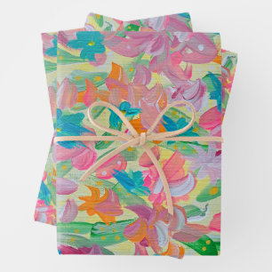 Papier d'emballage pastel ensoleillé