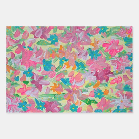 Papier d'emballage pastel ensoleillé (Devant)