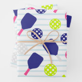 Papier d'emballage Pickleball (En situation)