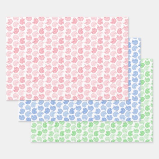 Papier d'emballage Poisson combattant (Lot)