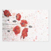 Papier d'emballage Poppy Gold (Devant 2)