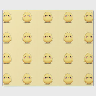 Papier d'emballage Poulet Mignon Cadeau de poussin