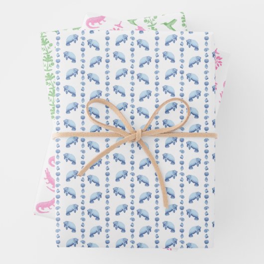 Papier d'emballage pour animaux à imprimer en bloc (En situation)