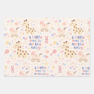 Papier d'emballage pour Baby Shower Little One