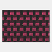 Papier d'emballage pour boules de pickleball rose  (Devant 3)