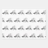 Papier d'emballage pour chat élégant (Devant 3)