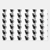 Papier d'emballage pour chat élégant (Devant)