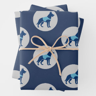 Papier d'emballage pour chien d'unité cynophile de
