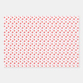 PAPIER D'EMBALLAGE POUR DRAP PLAT MINI COEURS (Devant 3)