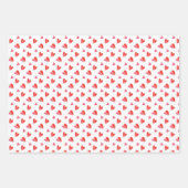 PAPIER D'EMBALLAGE POUR DRAP PLAT MINI COEURS (Devant 2)