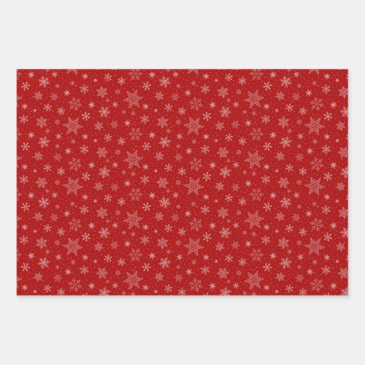Papier d'emballage pour flocon de neige (Devant)