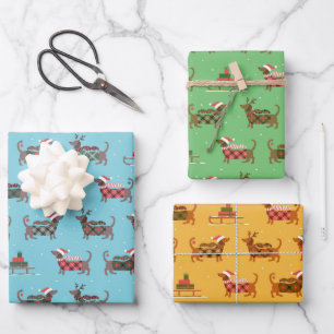 Papier d'emballage pour Sweater de Dachshund de va