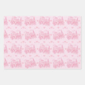 Papier d'emballage rose de Paris (Devant 3)