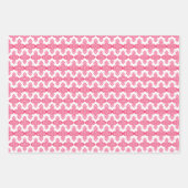 Papier d'emballage rose vif simple (Devant)