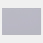 Papier d'emballage saturé profond gris de Noël (Devant 3)