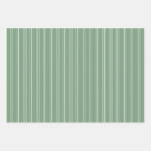 Papier d'emballage vert de vacances de ferme moder (Devant 2)