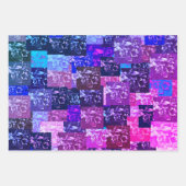 Papier d'emballage violet cassé (Devant 3)