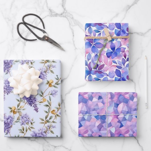 Papier d'emballage Wistaria (Recto)