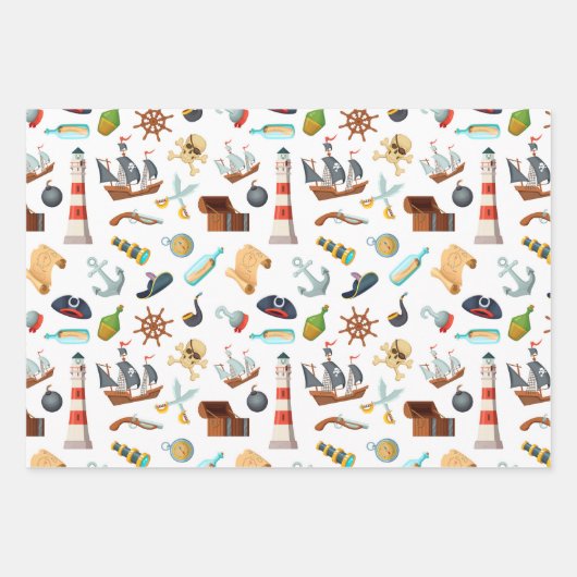 Papier d'enlèvement de pack de pirates (Devant 2)