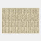 Papier d'enrobage à feuilles plates en CRÈME NOIRE (Devant 3)