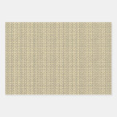Papier d'enrobage à feuilles plates en CRÈME NOIRE (Devant 2)
