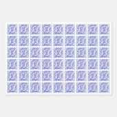 Papier d'enrobage à feuilles plates VIOLET CELTIC (Devant 2)