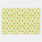 Papier d'enrobage d'ananas Tropical de 3 (Devant)