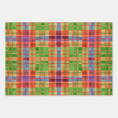 Papier d'enrobage de feuille plat MAC RAE TARTAN (Devant)