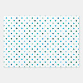 Papier d'enrobage de feuille plate Polka Dot (Devant)