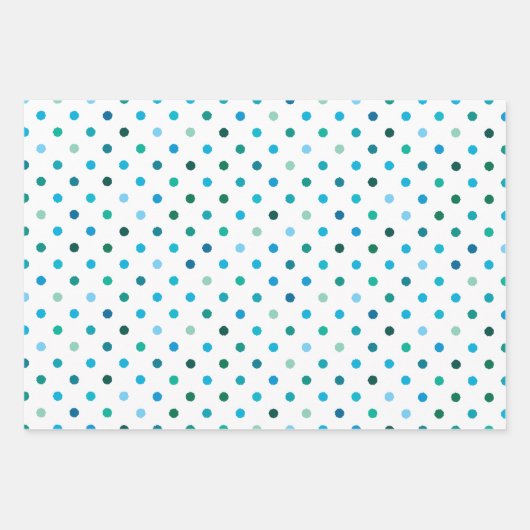 Papier d'enrobage de feuille plate Polka Dot (Devant)