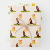 Papier d'enrobage de Otter Feuille plate Ensemble  (En situation)