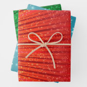 Papier d'enrobage de Parties scintillant radiant - (En situation)