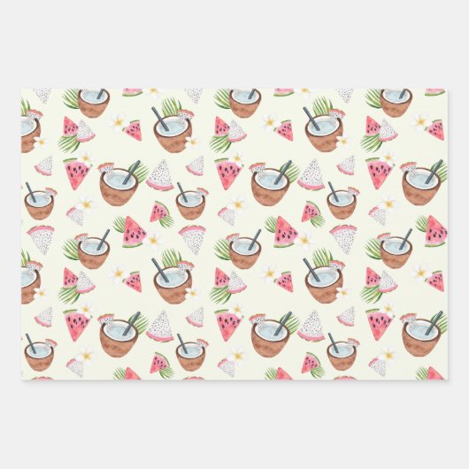 Papier d'enrobage de smoothie à la pastèque de noi (Devant)