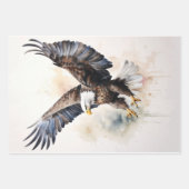 Papier d'enrobage/découpage d'aigle (Devant)