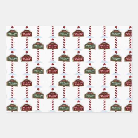 Papier d'enrobage du pôle Nord et de l'ensemble de (Devant 2)