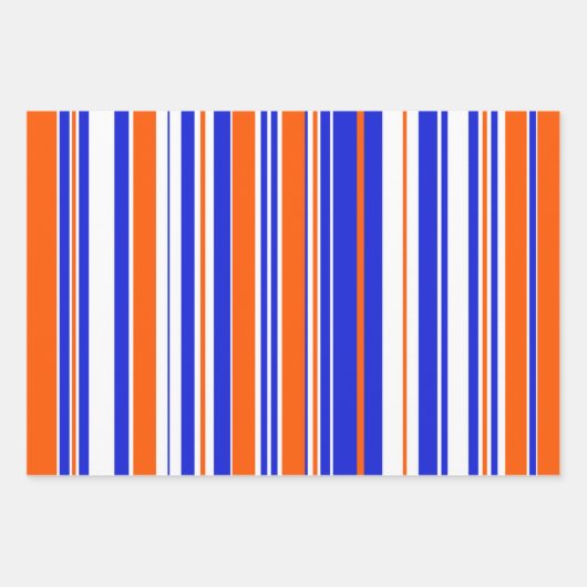 Papier d'enrobage Gator Blue et Orange 3 pack  (Devant 2)