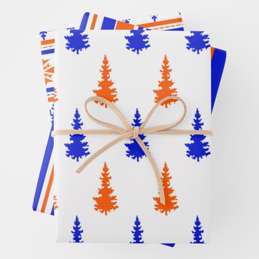 Papier d'enrobage Gator Blue et Orange 3 pack (En situation)