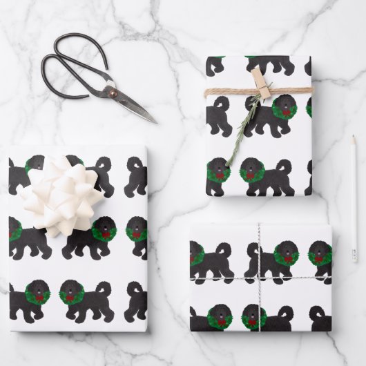 Papier d'enrobage Labradoodle (Recto)