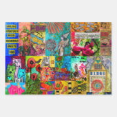 Papier d'enrobage multimédia mixte Pop Art coloré (Devant 2)