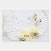 Papier d'enrobage papillon Narcissus série de 3 (Devant 2)