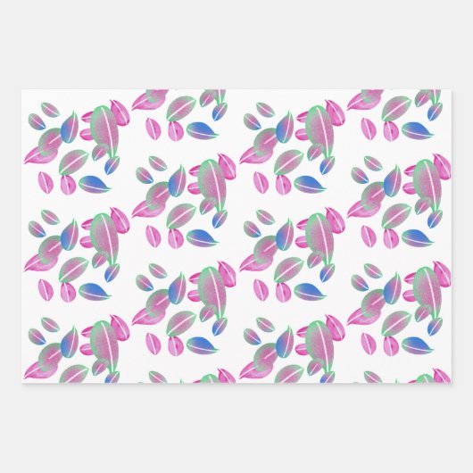 Papier d'enrobage Pétal Assorti (Devant)