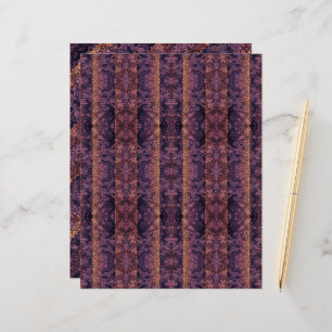 Papier Dentelle gothique violette gras