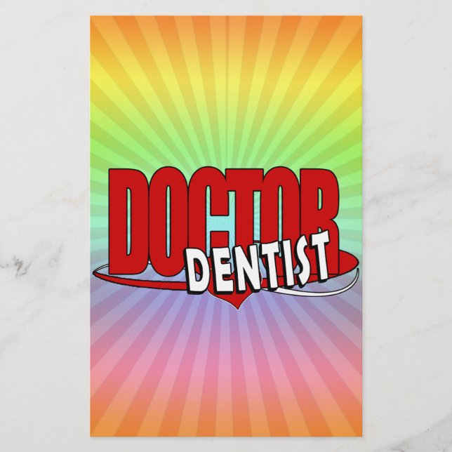 PAPIER DENTISTE DU MÉDECIN LOGO (Devant)